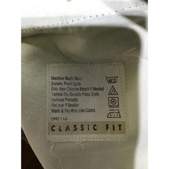 Dockers Women's Classic Fit Green Pleated Cotton Pants Size 12 - Picture 10 of 10